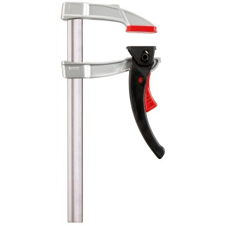 Bessey 250 mm x 80 mm Lever Clamp, Chrome Finish, Magnesium Body, 1.2kN Clamping Force KLI25