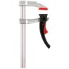 Bessey 300 mm x 80 mm Lever Clamp, Magnesium Material, Chrome Finish, Clamping Force 1.2kN KLI30