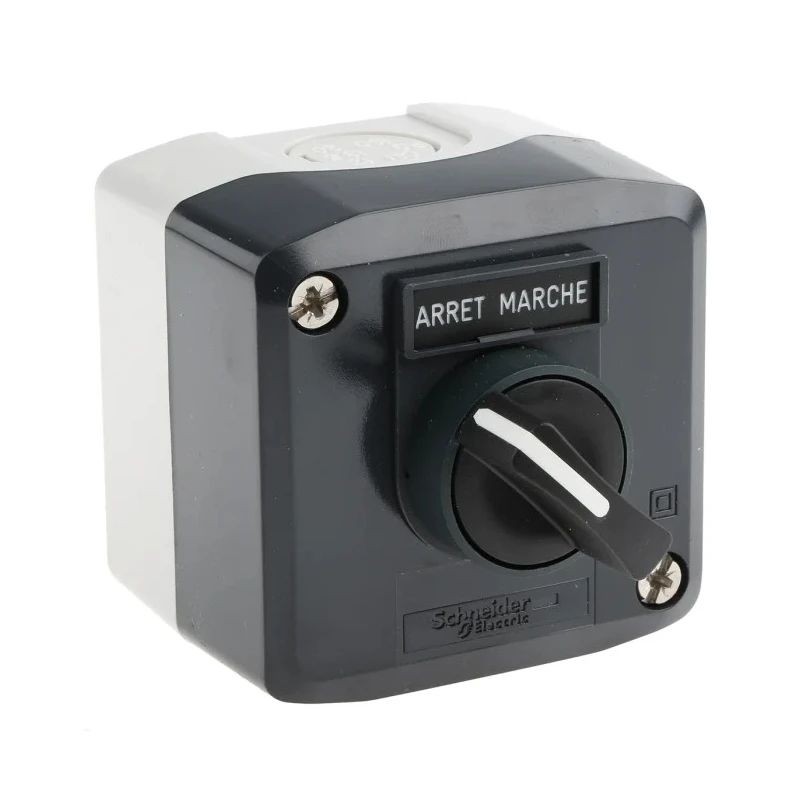 Schneider Electric Stay Put Control Station Switch Polycarbonate Push Button Black 1 NO Contact IP66 IP67 IP69 IP69K XALD132