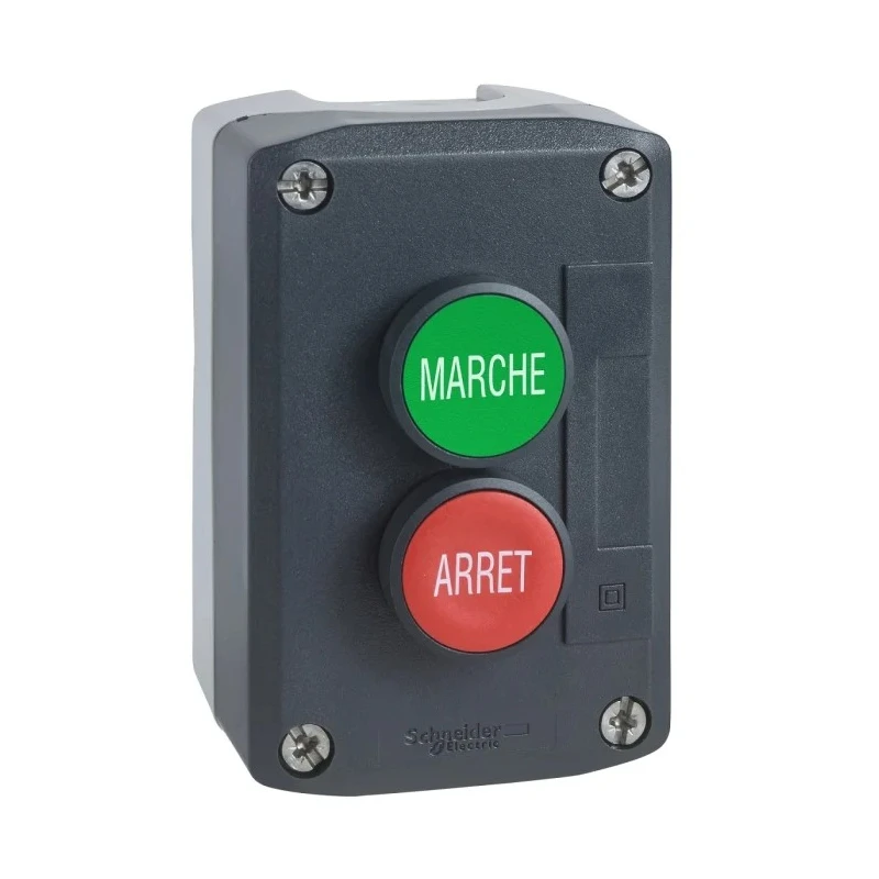 Schneider Electric Enclosed Spring Return Push Button, SPST, Polycarbonate, Red Green, IP67 IP66 IP69K XALD224