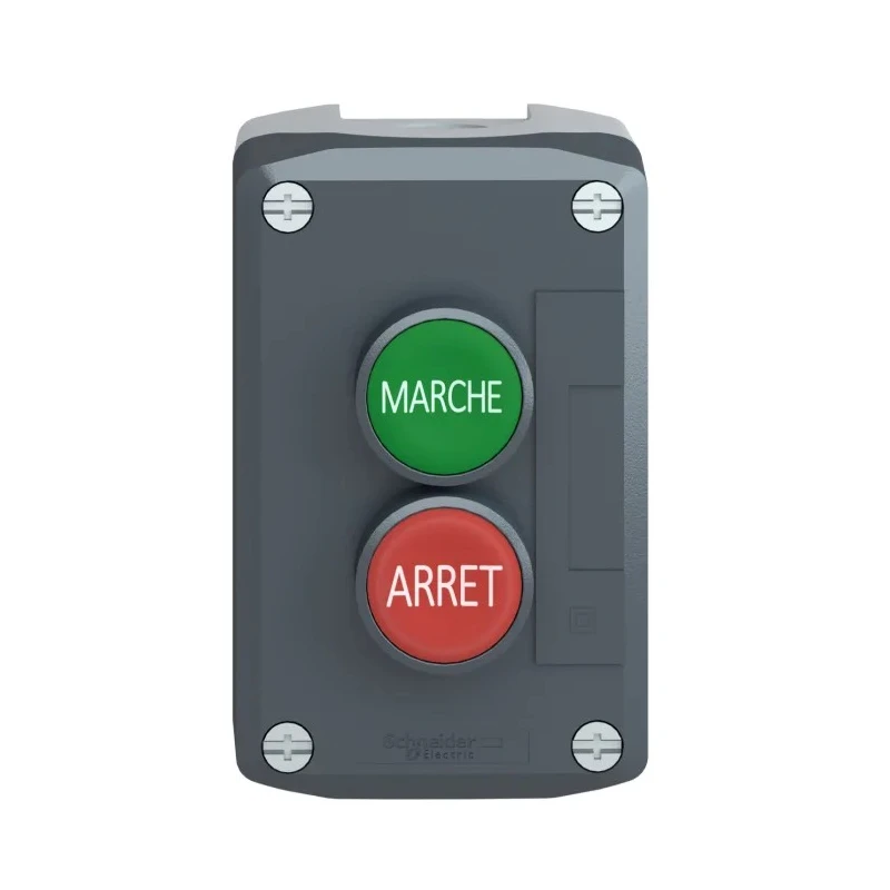 Schneider Electric Enclosed Spring Return Push Button, SPST, Polycarbonate, Red Green, IP67 IP66 IP69K XALD224