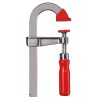 Bessey Light Duty Chrome Finish F Clamp 100 mm x 50 mm Jaw Opening LMU10/5
