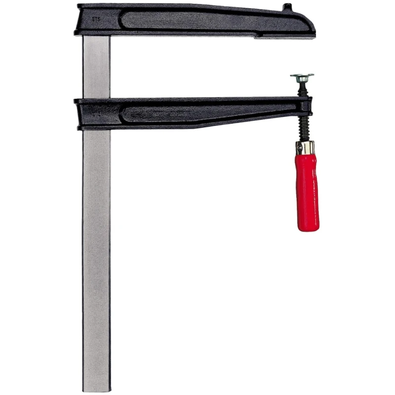 Bessey 800 mm x 250 mm Black F Clamp TGNT Series with 7kN Clamping Force TGN80T25