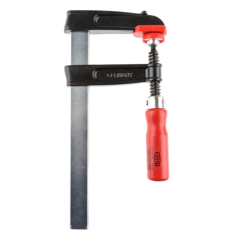 Bessey Black Finish 200 mm x 80 mm F Clamp with 5.5 kN Clamping Force TGRC20B8