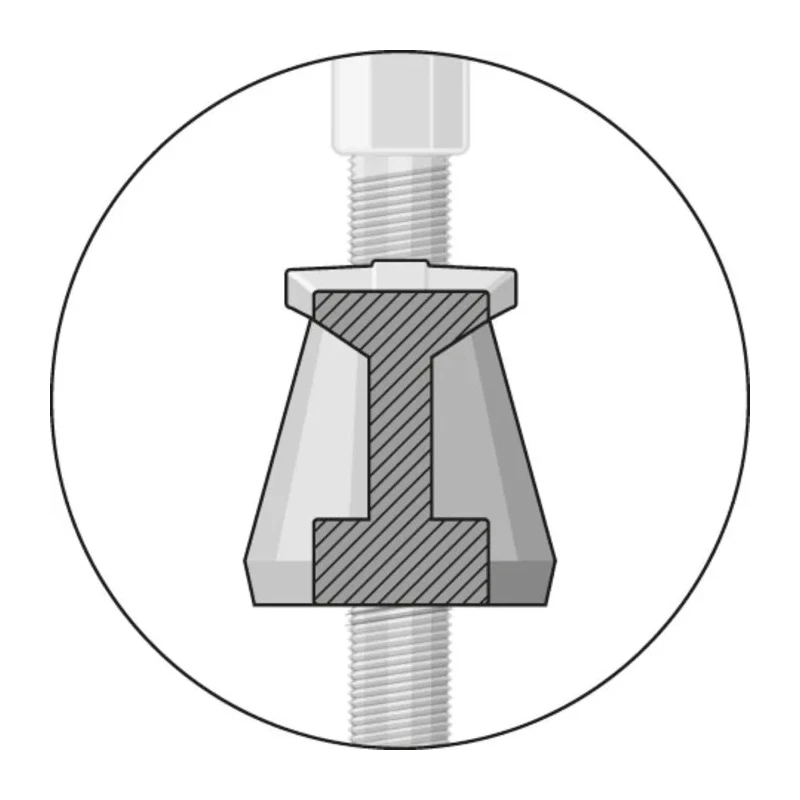 Gedore Lever Press Bearing Puller 170 mm 1-Piece 1.04/1A-B