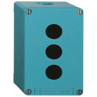 Schneider Electric Grey Glass Reinforced Plastic Harmony XAP Push Button Enclosure 16 Hole 22 mm Diameter XAPA3116