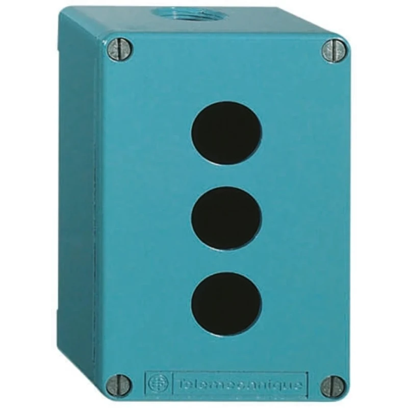 Schneider Electric Grey Glass Reinforced Plastic Harmony XAP Push Button Enclosure 16 Hole 22 mm Diameter XAPA3116