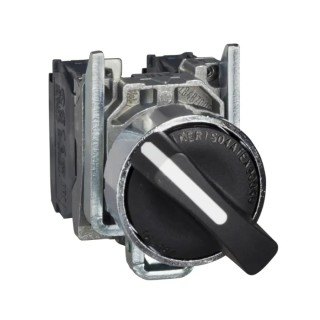 Schneider Electric Harmony XB4 Stay Put Handle Rotary Selector Switch NC + NO 2 Positions XB4BD25EX