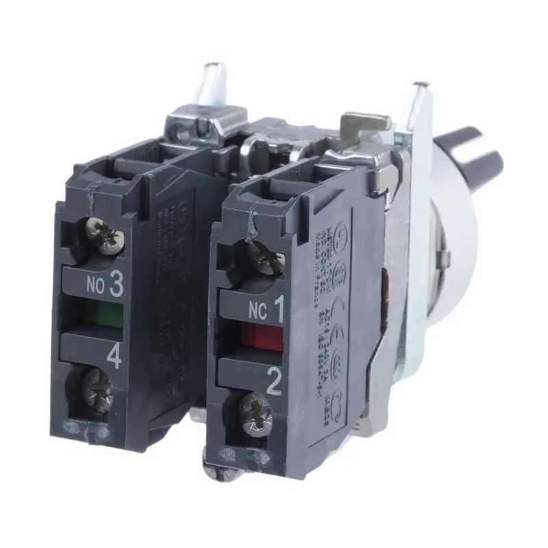 Schneider Electric Harmony XB4 Stay Put Handle Rotary Selector Switch NC + NO 2 Positions XB4BD25EX