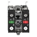 Schneider Electric Harmony XB4 Stay Put Handle Rotary Selector Switch NC + NO 2 Positions XB4BD25EX