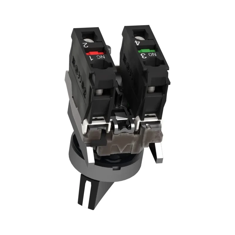 Schneider Electric Harmony XB4 Stay Put Handle Rotary Selector Switch NC + NO 2 Positions XB4BD25EX