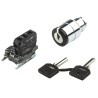 Schneider Electric IP65 Key Switch, 1 NO 2-Way 455-Key, Screw Terminal, Round Bezel, Harmony Series XB4
