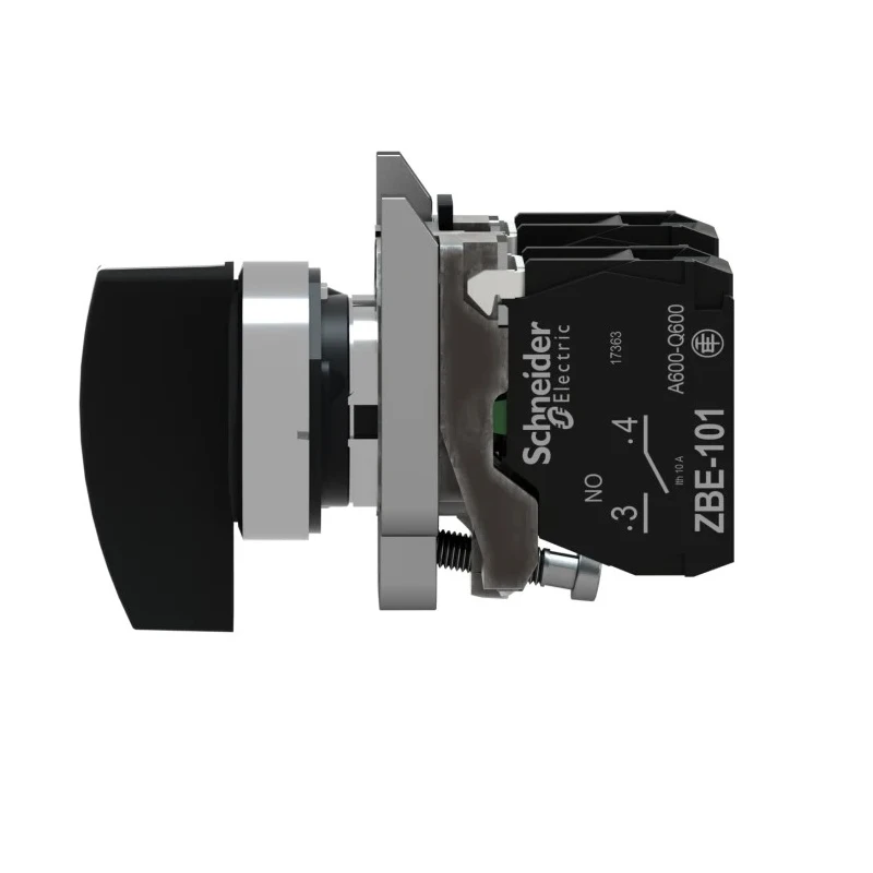 Schneider Electric Long Handle Selector Switch with 3 Positions Harmony XB4 Series XB4BJ33