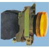 Schneider Electric Panel Mount Green LED Pilot Light Harmony XB4 22 mm Cutout 120V ac/dc IP65 Round XB4BVBG3EX