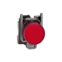 Schneider Electric Panel Mount Red LED Pilot Light Harmony XB4 22 mm Cutout 120V AC Metal Body Round XB4BVG4