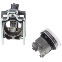 Schneider Electric Panel Mount White LED Pilot Light Harmony XB4 22mm Cutout 120V ac IP66 IP67 IP69K XB4BVG1