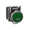 Schneider Electric Harmony XB4 Series Illuminated Pushbutton Switch, Green, 230V, Spring Return, Panel Mount, 22 XB4BW33M5