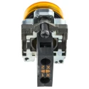 Schneider Electric Panel Mount Orange LED Pilot Light Harmony XB4 22 mm Cutout 24 V AC/DC Metal Bezel XB4BVB5