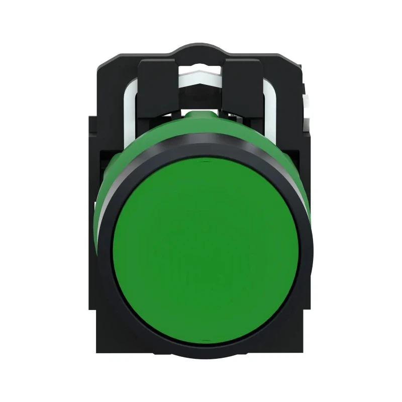 Schneider Electric Harmony XB5 Series Push Button Switch, Spring Return, Panel Mount, 22 mm Cutout, SPST Contact XB5AA31