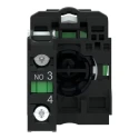 Schneider Electric Harmony XB5 Series Push Button Switch, Spring Return, Panel Mount, 22 mm Cutout, SPST Contact XB5AA31