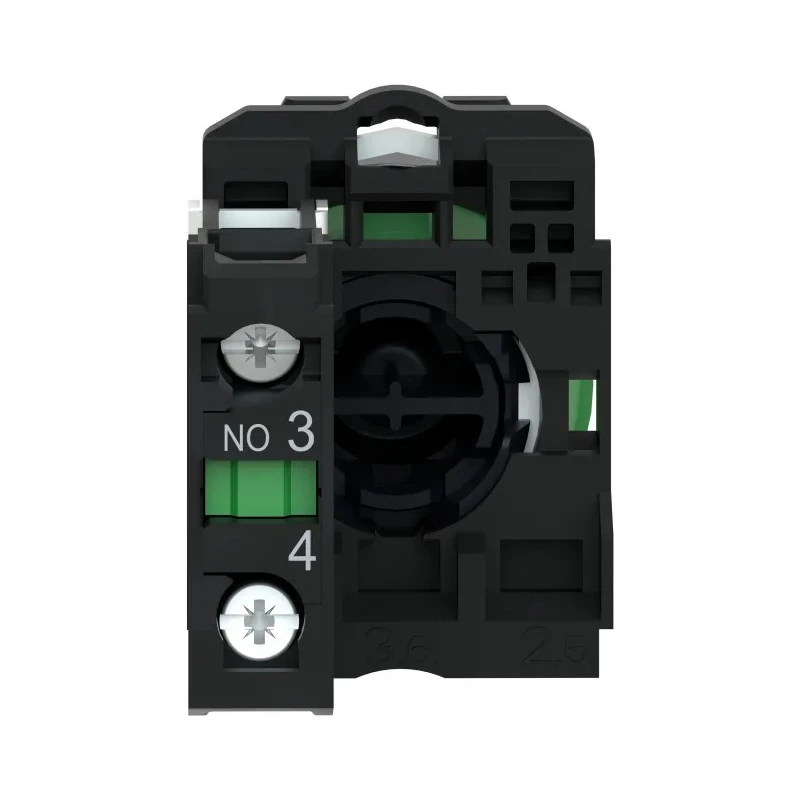 Schneider Electric Harmony XB5 Series Push Button Switch, Spring Return, Panel Mount, 22 mm Cutout, SPST Contact XB5AA31