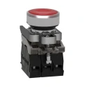 Schneider Electric Harmony XB4 Series Illuminated Push Button Switch, Spring Return, Panel Mount, 22 mm Cutout XB4BW34G5