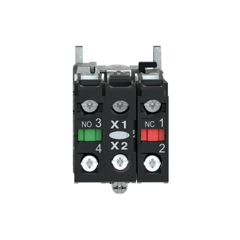 Schneider Electric Harmony XB4 Series Illuminated Push Button Switch, Spring Return, Panel Mount, 22 mm Cutout XB4BW34G5