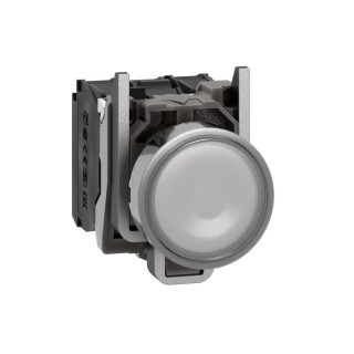 Schneider Electric Harmony XB4 Series Illuminated Push Button Switch, Spring Return, 22 mm Panel Cutout, SPDT XB4BW31G5
