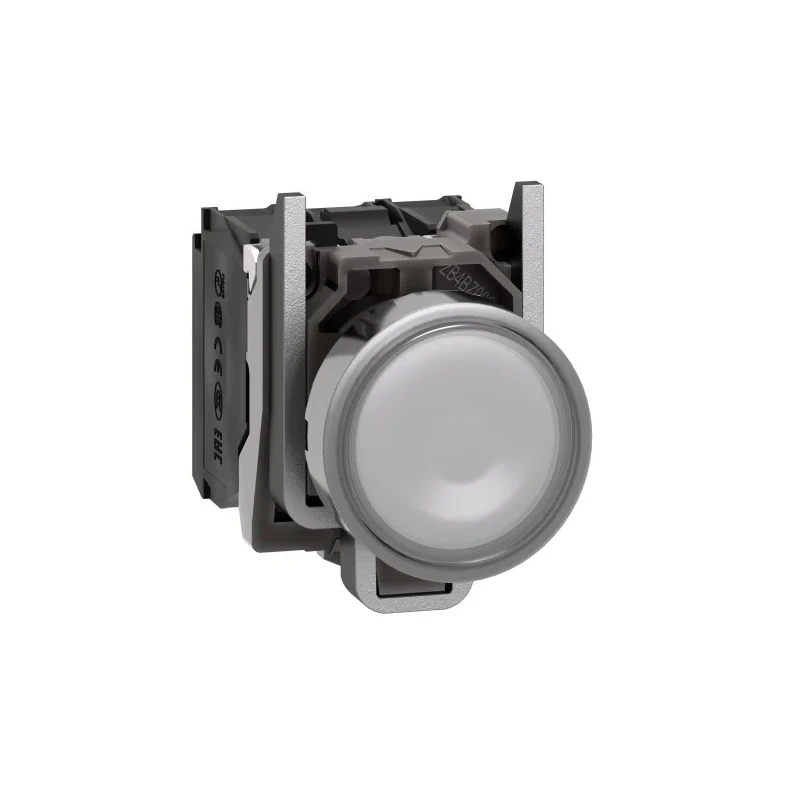 Schneider Electric Harmony XB4 Series Illuminated Push Button Switch, Spring Return, 22 mm Panel Cutout, SPDT XB4BW31G5