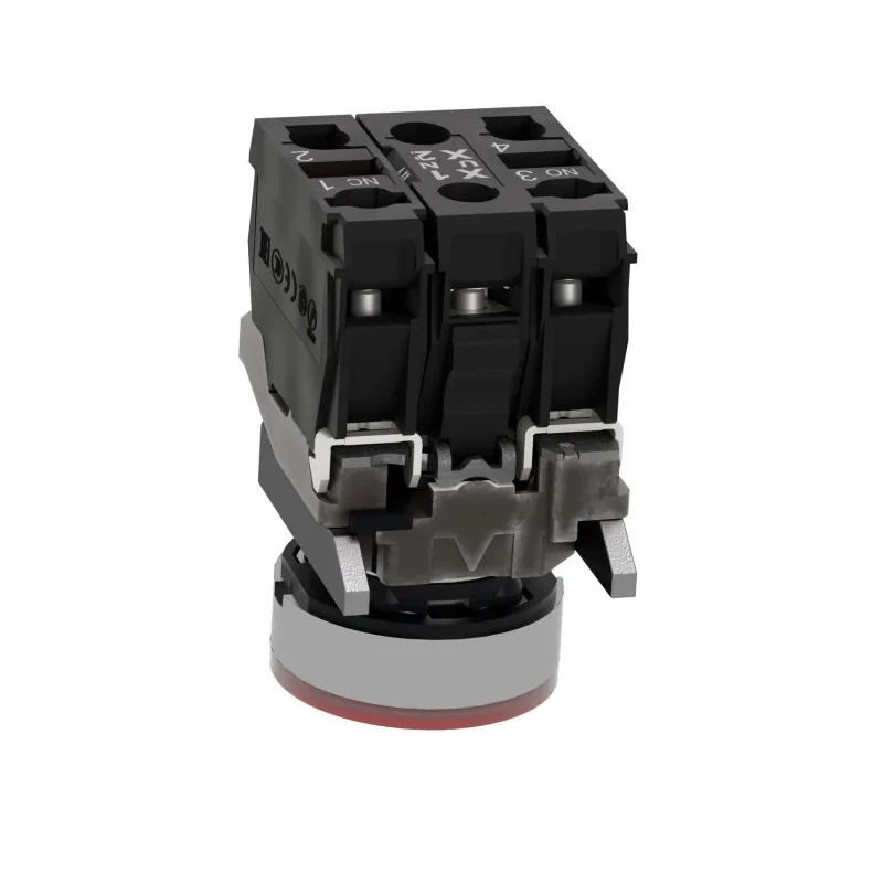 Schneider Electric Harmony XB4 Series Illuminated Push Button Switch, Spring Return, Panel Mount, 22 mm Cutout XB4BW34G5