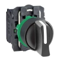Schneider Electric Selector Switch 3 Positions with 2 NO Contacts 22.5mm Cutout Diameter IP67 IP69K XB5AD33