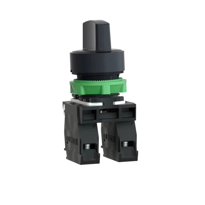 Schneider Electric Selector Switch 3 Positions with 2 NO Contacts 22.5mm Cutout Diameter IP67 IP69K XB5AD33