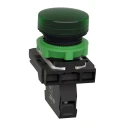 Schneider Electric Panel Mount Green LED Pilot Light Harmony XB5 22 mm Cutout 250V IP67 IP66 XB5AV63