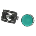 Schneider Electric Panel Mount Green LED Pilot Light Harmony XB5 22 mm Cutout 24V AC/DC IP67 IP69K IP66 Round XB5AVB3