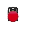 Schneider Electric Panel Mount Red LED Pilot Light 24V ac/dc, 22 mm Cutout, IP67 IP69K IP66, Harmony XB5 XB5AVB4