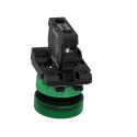 Schneider Electric Panel Mount Green LED Pilot Light Harmony XB5 22 mm Cutout 24V AC/DC IP67 IP69K IP66 Round XB5AVB3