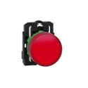 Schneider Electric Panel Mount Red LED Pilot Light 24V ac/dc, 22 mm Cutout, IP67 IP69K IP66, Harmony XB5 XB5AVB4