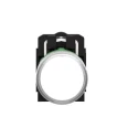 Schneider Electric Harmony XB5 Panel Mount White LED Pilot Light 22 mm Cutout, 240V AC, IP67, IP66, Round XB5AVM1