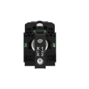 Schneider Electric Harmony XB5 Panel Mount White LED Pilot Light 22 mm Cutout, 240V AC, IP67, IP66, Round XB5AVM1