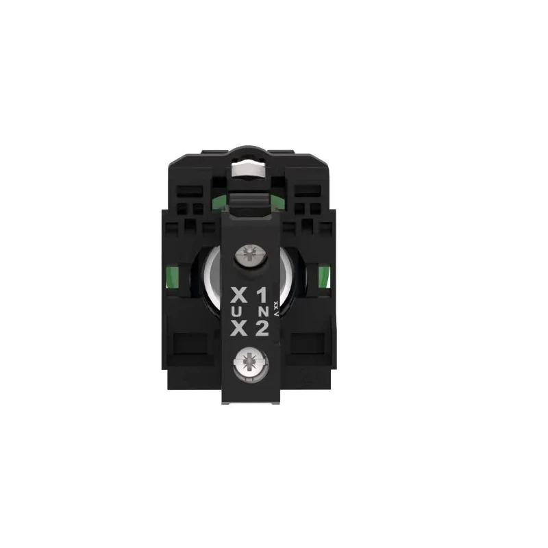 Schneider Electric Harmony XB5 Panel Mount White LED Pilot Light 22 mm Cutout, 240V AC, IP67, IP66, Round XB5AVM1