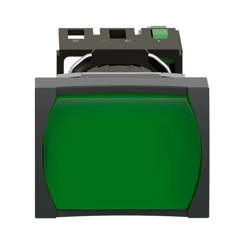 Schneider Electric Harmony XB6 Series Illuminated Push Button Switch, Spring Return, Panel Mount, 16 mm Cutout XB6DW3B1B