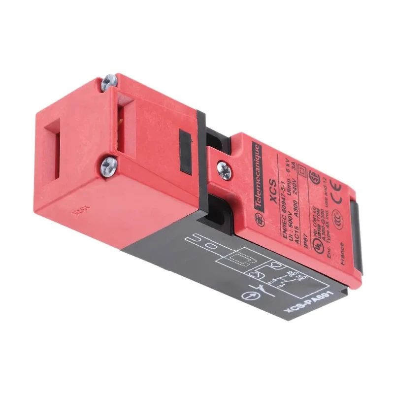 Telemecanique Sensors Safety Interlock Switch Fibreglass Reinforced Nylon Housing, Keyed Actuator Included, IP67 XCSPA691