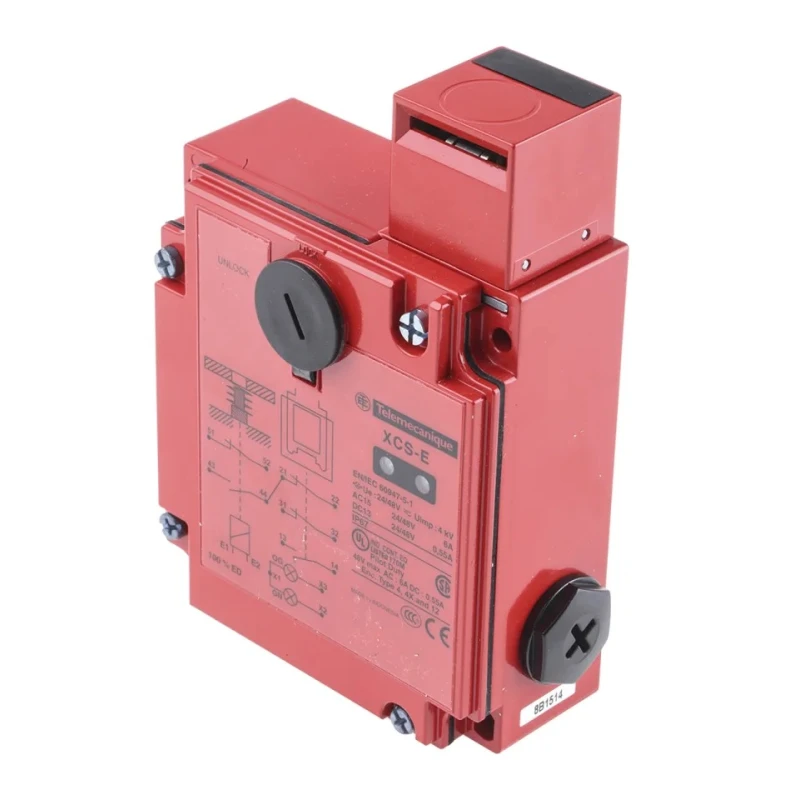 Telemecanique Sensors XCS-B Series Solenoid Interlock Switch 24V AC/DC Power to Lock Actuator Included XCSE7511