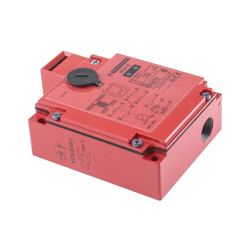 Telemecanique Sensors XCS-B Series Solenoid Interlock Switch 24V AC/DC Power to Lock Actuator Included XCSE7511