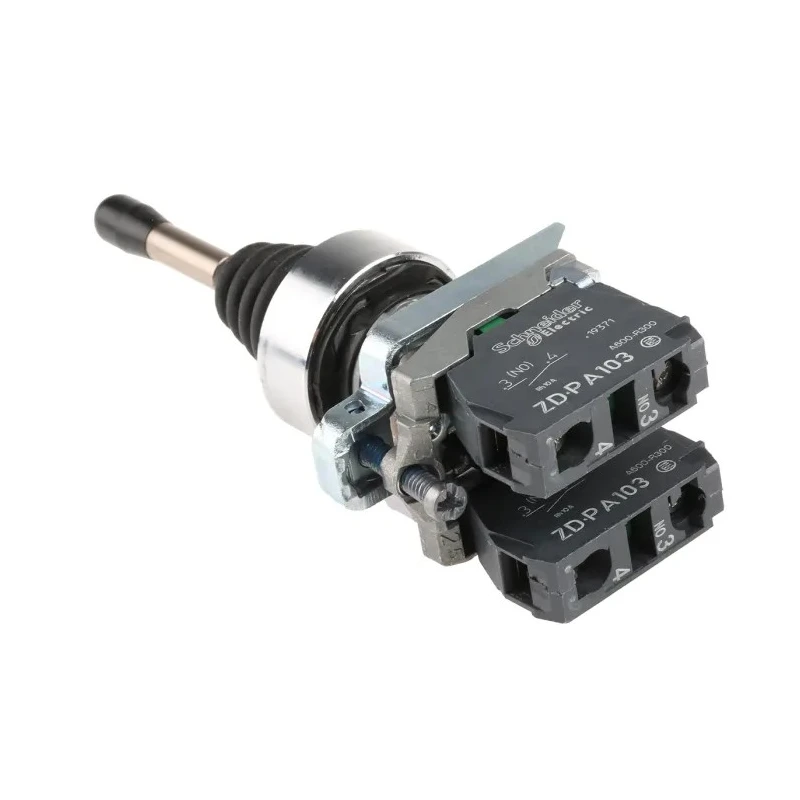 Schneider Electric Harmony XD4 2-Axis Joystick Lever Stay Put IP66 600V AC 220mA XD4PA12