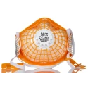 Skytec Alpha Flow Series FFP3 Disposable Face Mask Valved Shell, Adjustable Nose Clips, Orange, 10 Per Pack FFP3