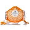 Skytec Alpha Flow Series FFP3 Disposable Face Mask Valved Shell, Adjustable Nose Clips, Orange, 10 Per Pack FFP3