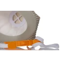Skytec Alpha Flow Series FFP3 Disposable Face Mask Valved Shell, Adjustable Nose Clips, Orange, 10 Per Pack FFP3