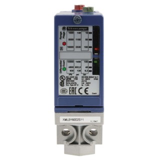 Telemecanique Sensors XMLB Series Differential Pressure Sensor 10 to 160 bar, 2 NC Slow, 0 to 10 V, 1 CO Single XMLB160D2S11