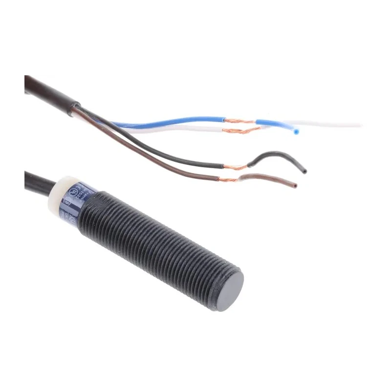 Telemecanique Sensors Threaded Barrel Inductive Proximity Sensor M12 x 1, 36V AC/DC, 4mm Detection XS4P12KP340